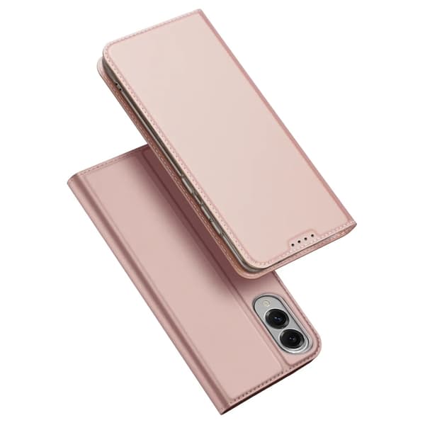 DUX DUCIS Skin Pro Galaxy S25 Edge Plånboksfodral PU Läder - Rosa Rosa