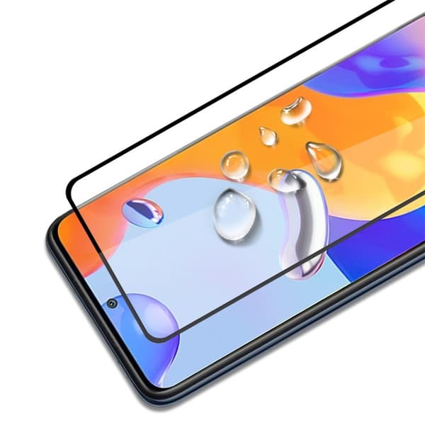 [1-PACK] Xiaomi Redmi Note 11/11S Härdat Glas Skärmskydd - Svart Black