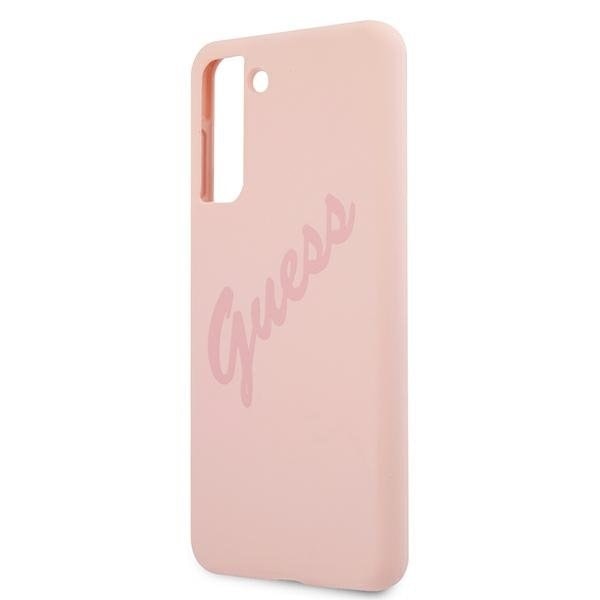 Guess Skal Galaxy S21 Plus Script Vintage - Pinkki Pink