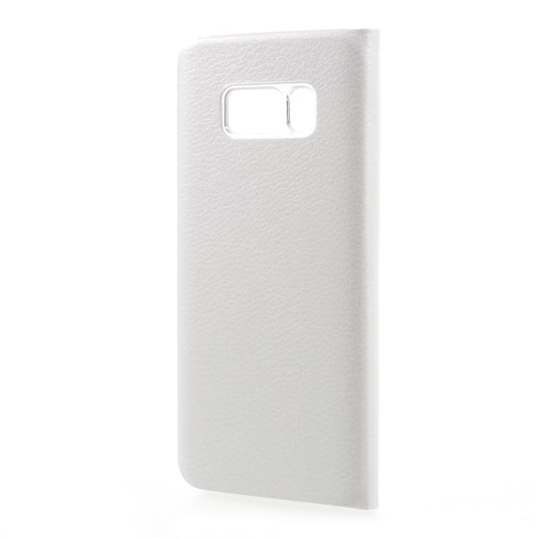Flip View mobilfodral till Samsung Galaxy S8 Plus - Vit Vit
