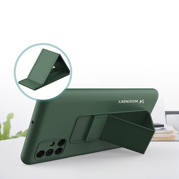 Wozinsky Kickstand SilikonSkal Samsung Galaxy M51 - Musta Svart