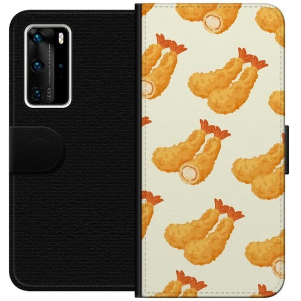 Plånboksfodral till Huawei P40 Pro med Räkor