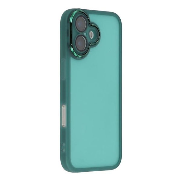 Mobilskal till iPhone 17 Electroplated Kameraram - Grön Grön