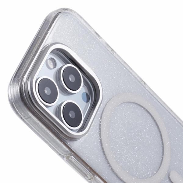 KIGC Mobilskal till iPhone 16 Pro MagSafe Epoxy Kickstand - Vit Vit