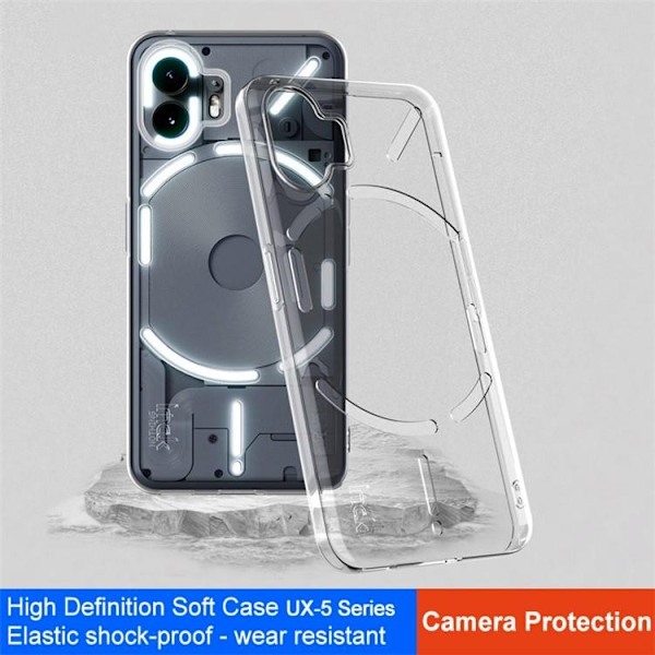 IMAK Nothing Phone 2 Mobilskal UX-5 TPU Shockproof - Transparent