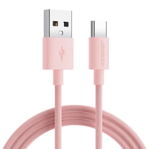 Joyroom USB-A til USB-C Kabel 1m - Pink