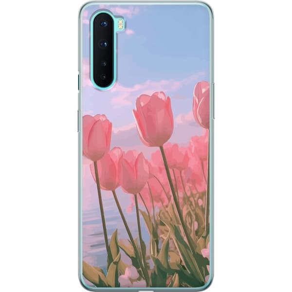 Mobilskal till OnePlus Nord med Rosa Tulpaner