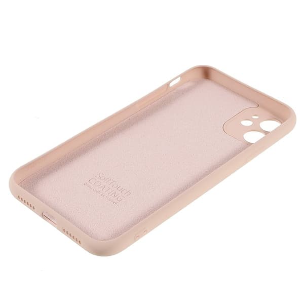 X-LEVEL Mobilskal till iPhone 11 Liquid Silicone Rosa 6.1-tum