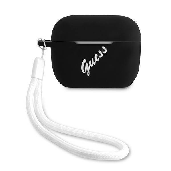 Guess Cover AirPods Pro Silicone Vintage - musta / valkoinen Black