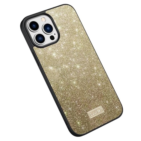 SULADA Mobilskal till iPhone 15 Pro Max Glitter Sequins - Guld GuldPassar