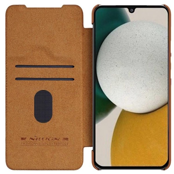 Nillkin Galaxy A54 5G Plånboksfodral Qin Läder Pro - Brun