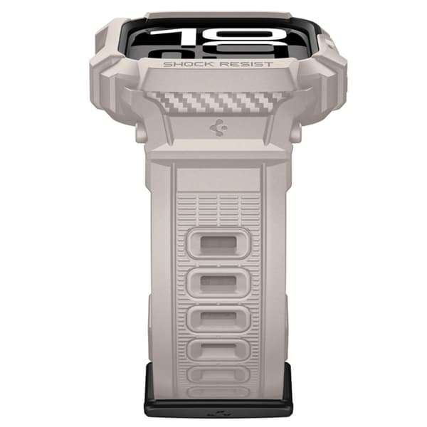 Spigen Apple Watch 42mm Series 10 Skal Rugged Armor Pro - Dune Beige Beige