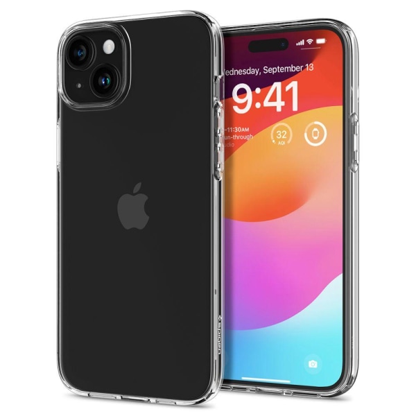 Spigen iPhone 15 Plus Mobilskal Liquid Crystal - Clear