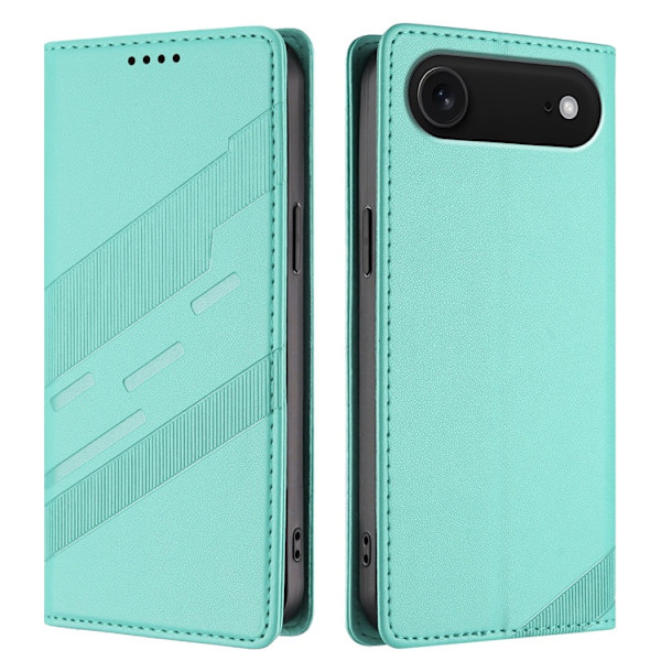 iPhone Air Plånboksfodral Punk Style Imprinted - Mintgrön Grön