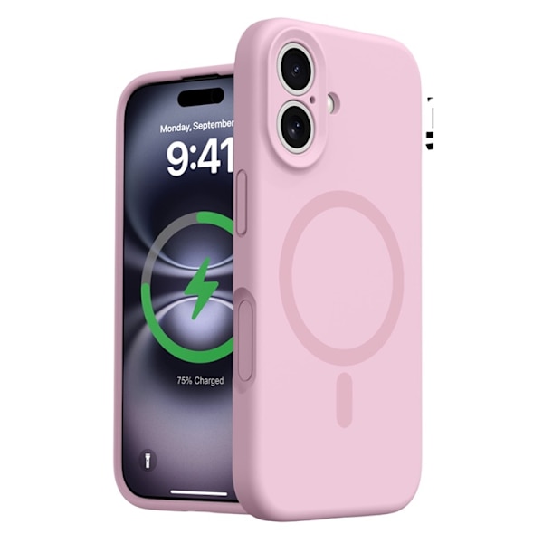 Mobilskal till iPhone 16 MagSafe Precise Cutouts - Rosa Rosa