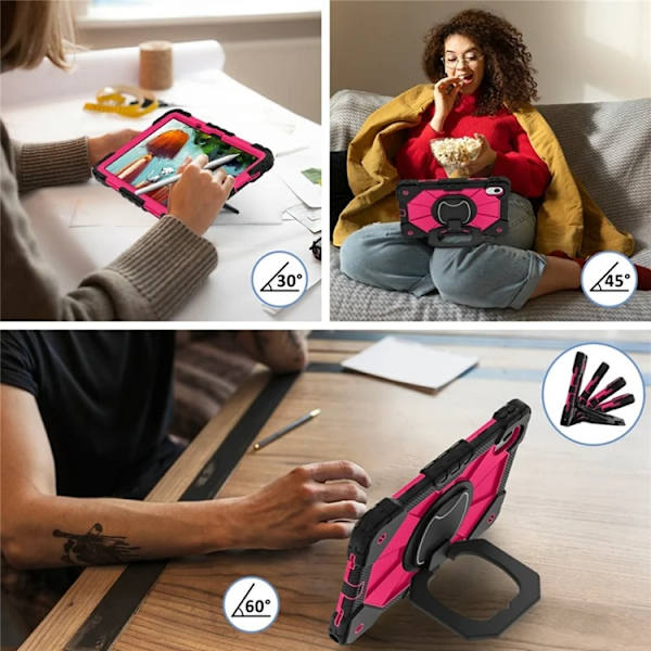 Lenovo M11/Idea Tab Mobilskal Silikon Kickstand Rosa