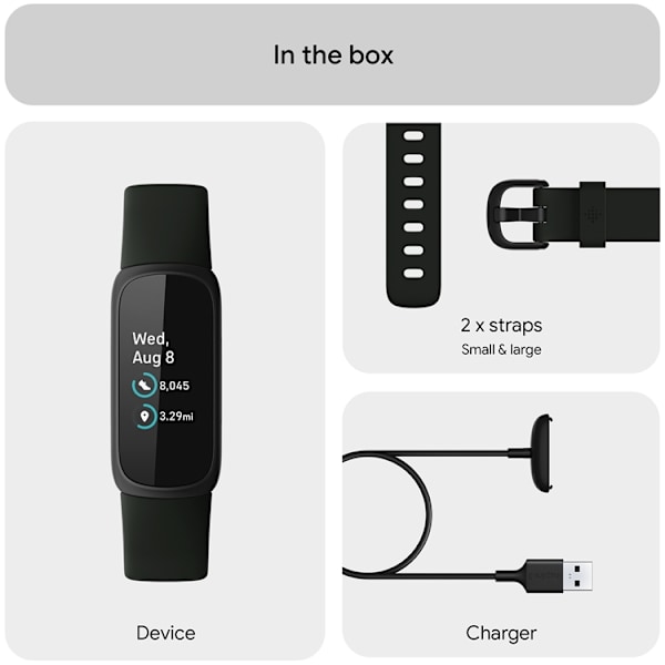 FITBIT Inspire 3, Black/Midnight Zen Black