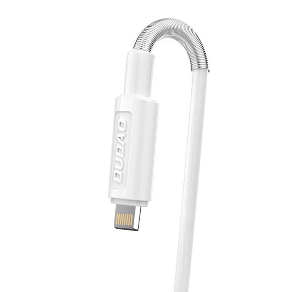 Dudao seinälaturi USB EU + Lightning kaapeli - valkoinen White