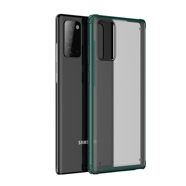 Armor Series Matte PC + TPU Hybrid Skal Till Galaxy Note 20 - Grön Grön