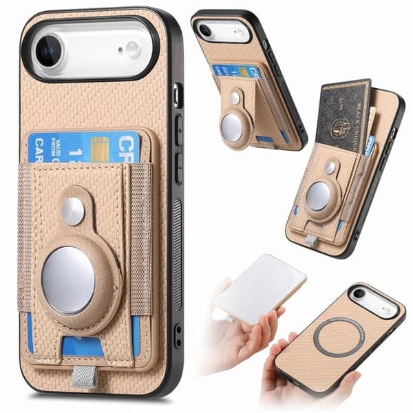 Mobilskal till iPhone Air Detachable korthållare - Apricot Rosa