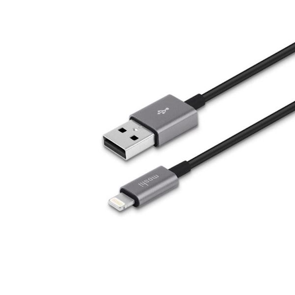 Moshi USB-A Till Lightning Kabel 1m - Svart Svart