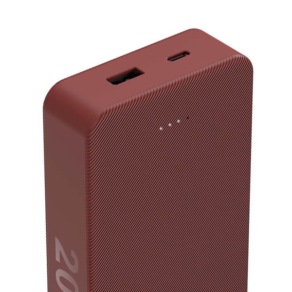 HAMA Powerbank 20000mAh USB-C+USB-A - Röd Röd