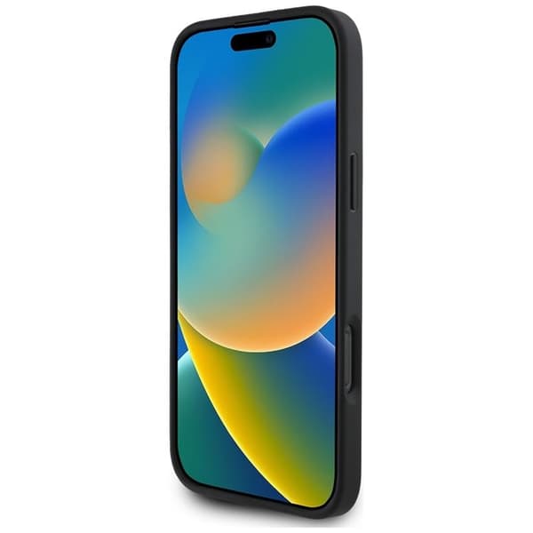 Aston Martin Mobilskal till iPhone 16 Pro Max Läder Victory Design - Svart Black