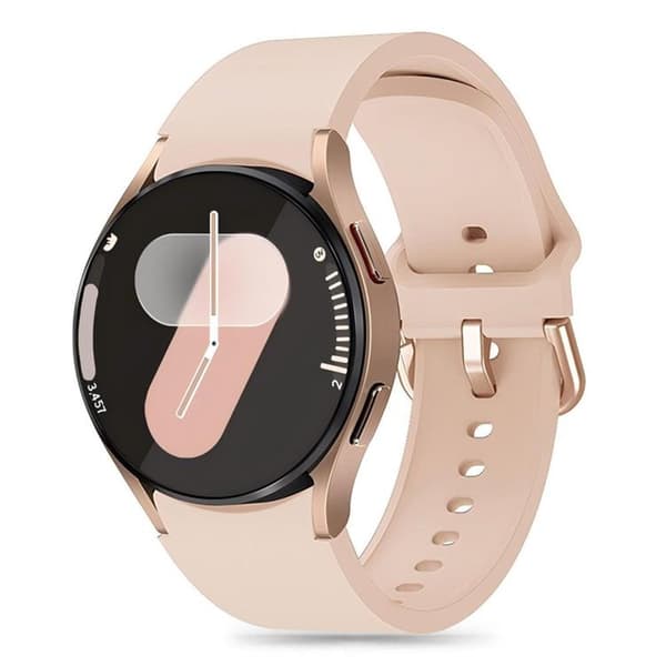 Tech-Protect Galaxy Watch 4/5/5 Pro/6/7/FE Armband Silikon Beige