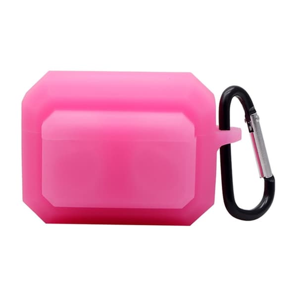 Mobilskal till AirPods Pro Silikon 3-in-1 - Lysande rosa Rosa