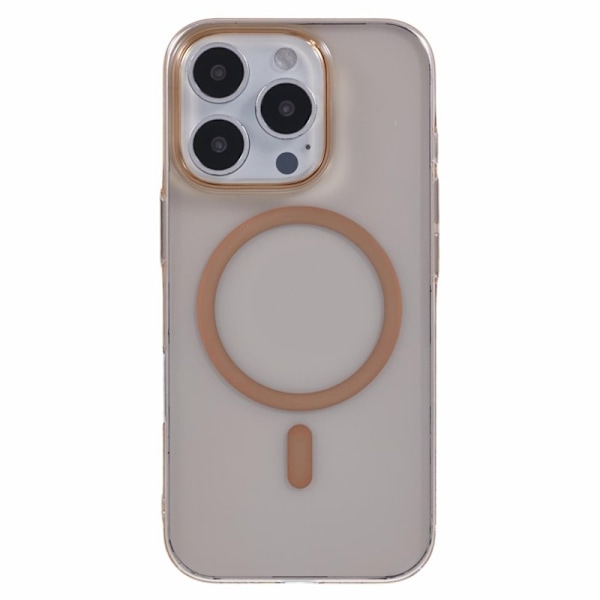 X-LEVEL Mobilskal till iPhone 16 Pro Transparent Slim Hård PC Guld