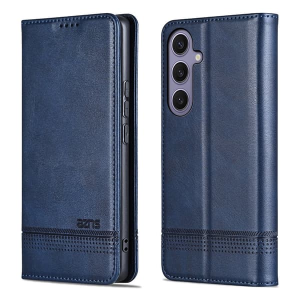 AZNS Plånboksfodral för Samsung Galaxy S26 Plus Konstläder - Blå