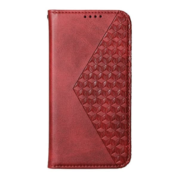 Samsung Galaxy S26 Fodral Konstläder Plånboksfodral - Röd