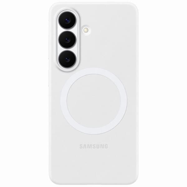 SAMSUNG Mobilskal För Galaxy S26 Plus MagSafe Silikon Magnet - Vit Vit