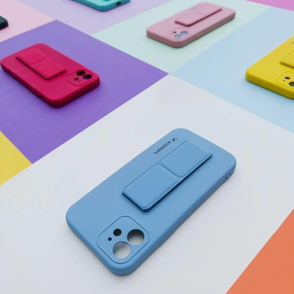 Wozinsky Kickstand Silikon iPhone 12 Pro Max Skal - Röd Röd