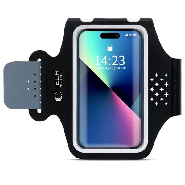 Tech-Protect Universal Sport Armbånd M5 - Sort Svart