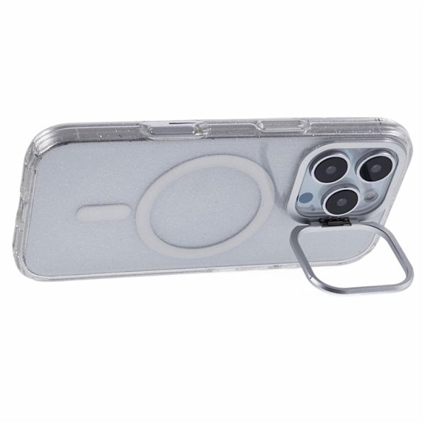 KIGC Mobilskal till iPhone 16 Pro Max MagSafe Epoxy Kickstand - Vit Vit