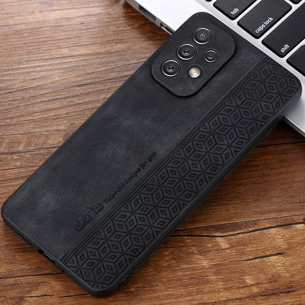 AZNS Samsung Galaxy A33 5G Plånboksfodral Konstläder - Svart
