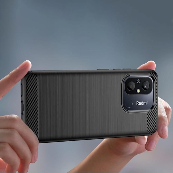 Tech-Protect MXiaomi Redmi 12C Mobiskal Carbon Silicone