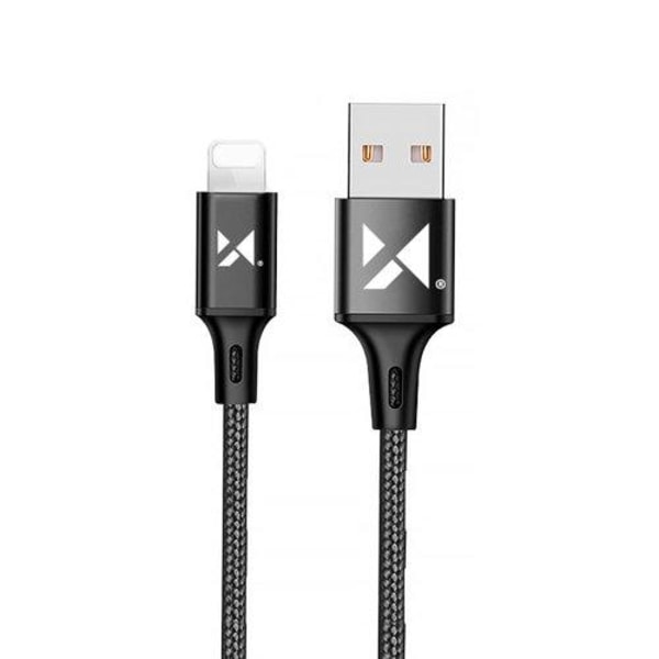 Wozinsky USB Lightning Kabel 1m - Svart Svart