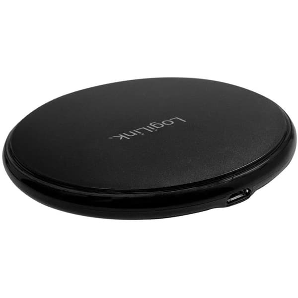 LogiLink Trådlös Laddare Qi 10W Fast charge Black