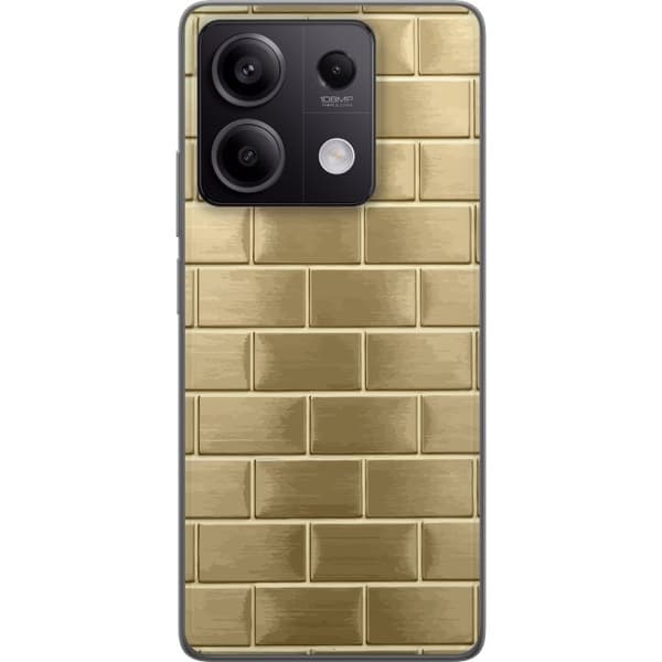 Mobilskal till Xiaomi Redmi Note 13 Pro med Gyllene Murstenar