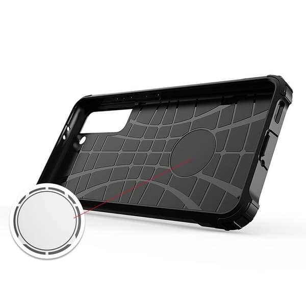 Galaxy S23 Ultra Skal Hybrid Armored - Blå Blå