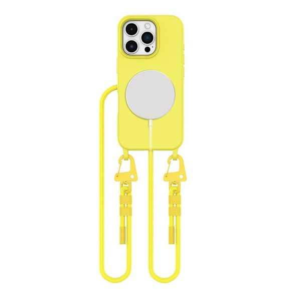 Tech-Protect iPhone 16 Pro Max Mobilhalsband Skal Magsafe - Gul