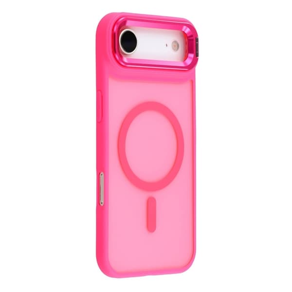 Mobilskal till iPhone Air MagSafe Lins Kickstandé - Rosa Rosa