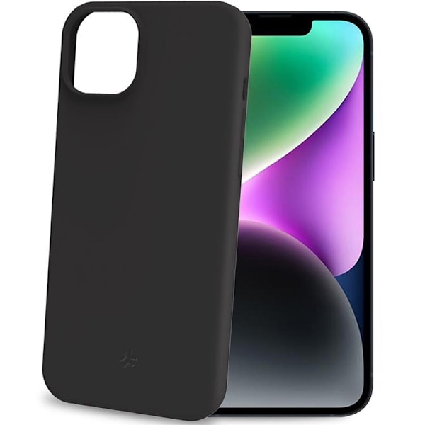 Celly iPhone 15 Mobilskal Planet Soft TPU - Svart Svart