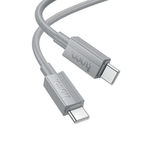 HOCO USB-C Till USB-C 60W 1m Kabel 3A X107 - Grå Grå