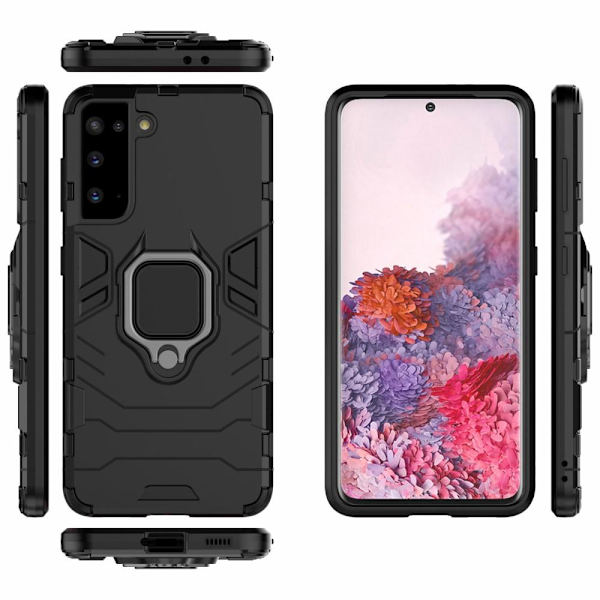 Hybrid Ring Mobilskal tlll Galaxy S21 Plus - Svart Svart