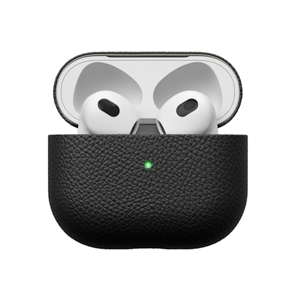 PodSkinz Airpods 3 Skal Artisan Series Läder - Svart Svart