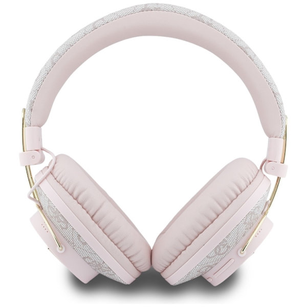Guess Over-Ear Hörlurar Triangle Logo Bluetooth ENC - Rosa Rosa