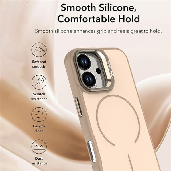 Mobilskal till iPhone 17 MagSafe Skin-Touch Kickstand - Blå Blå